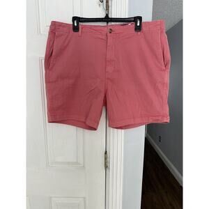 VGUC Vineyard Vines Chino Flat Front Shorts Jetty Red/Salmon Mens Sz 40